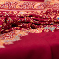 Embroidered Cashmere Pashmina 'Kashmir Bride Ambika'