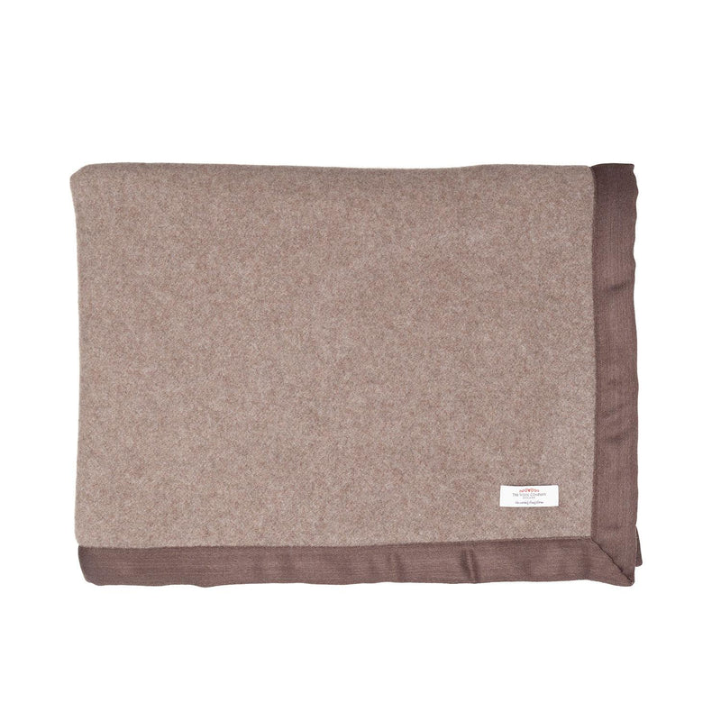 Double Sided Cashmere Blanket Mocha