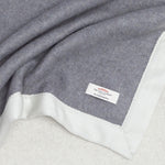 Double Sided Cashmere Blanket Grey