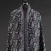 Hand Embroidered Cashmere Pashmina Black Floral