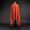 Hand Embroidered Cashmere Pashmina Burnt Orange & Gold