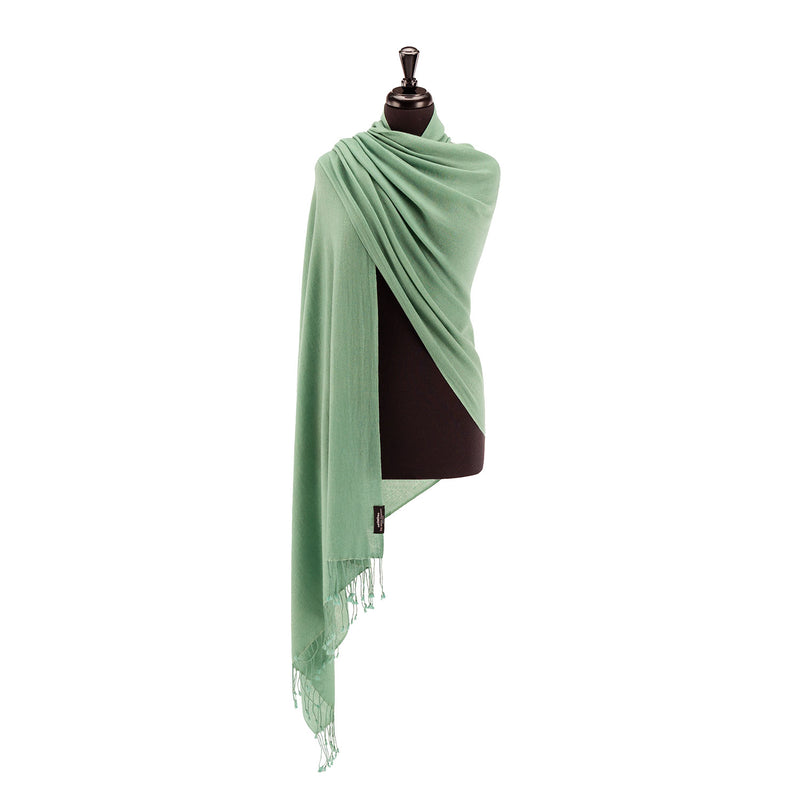 Luxury Pashmina Shawl Sage