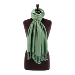 Luxury Pashmina Shawl Sage