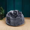 Large Sheepskin Bean Bag Graphite