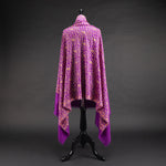 Hand Embroidered Cashmere Pashmina Purple