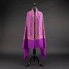 Hand Embroidered Cashmere Pashmina Purple