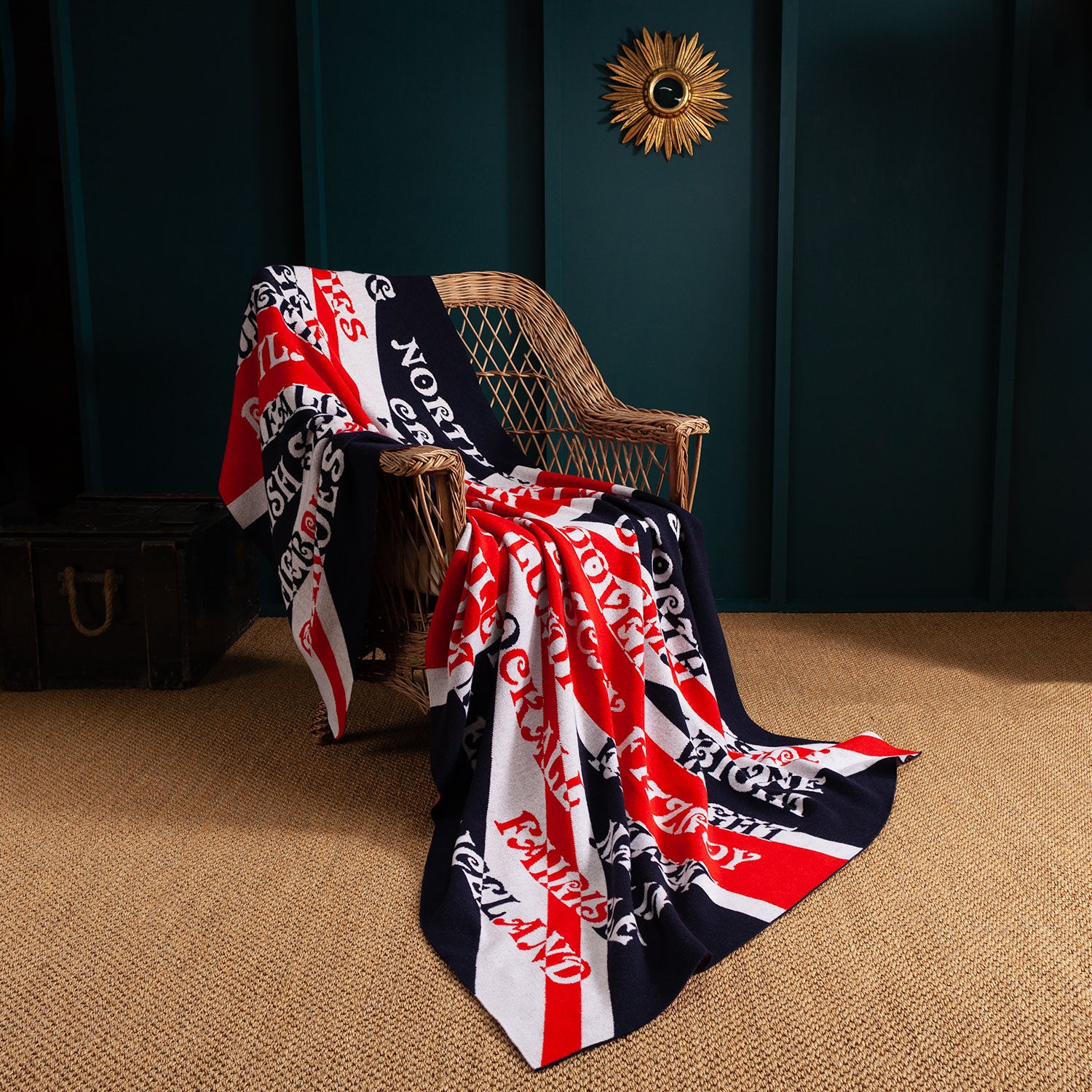 Shipping Forecast Geelong Lambswool Blanket The Wool Company