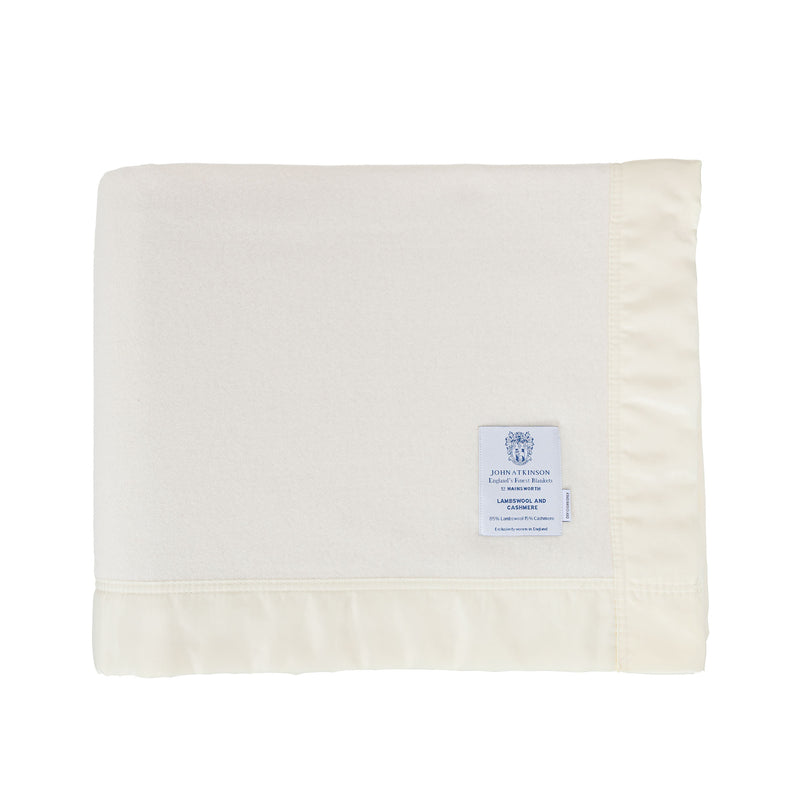 Cashmere Blend Bed Blanket British Made The Wool Company