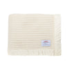 British-made pure new wool cellular weave blankets warmth without weight traditional wide satin-style ribbon trim