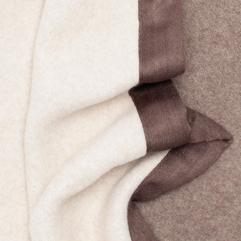 Double Sided Cashmere Blanket Mocha