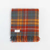 100% pure new wool British-made throw in Antique Buchanan tartan top-quality classic and colourful From The Wool Company