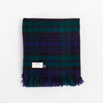 Blackwatch Tartan Check Pure New Wool Throw -  - LIVING  from The Wool Company