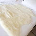 Natural creamy colour large medical sheepskin, dense, shorn fleece and super soft providing all-year-round comfort & support 