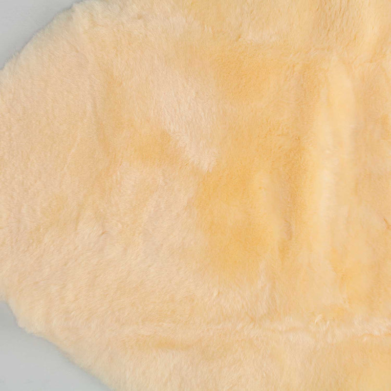 Natural creamy colour large medical sheepskin, dense, shorn fleece and super soft providing all-year-round comfort & support 