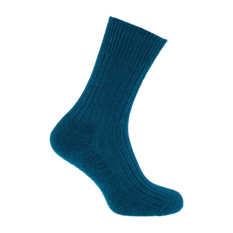 Calf length mohair trekking socks hardwearing & soft 8 vibrant colours 3 sizes made in England top-quality & amazing comfort