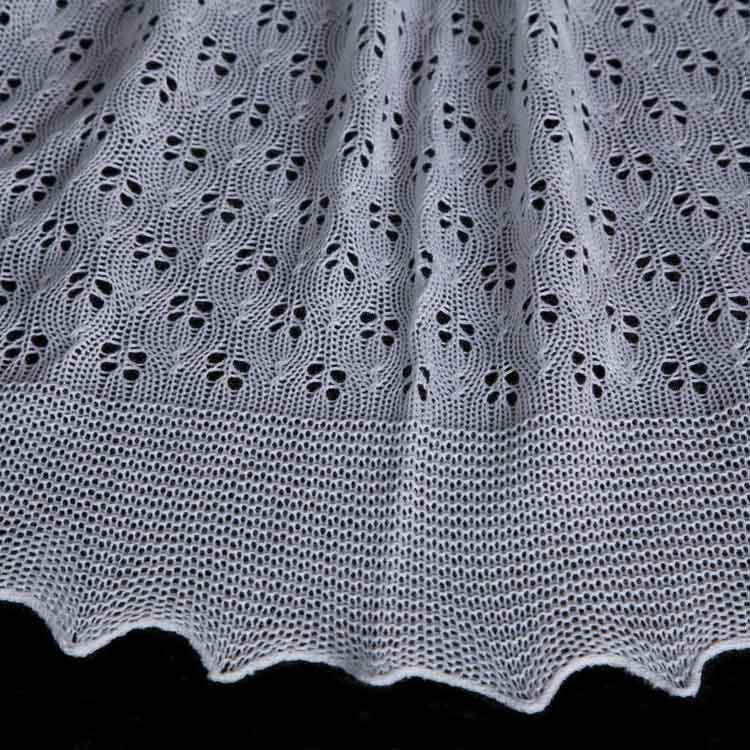 100% softest cotton pure white pretty design scalloped edge baby christening shawl large size made in England top-quality 