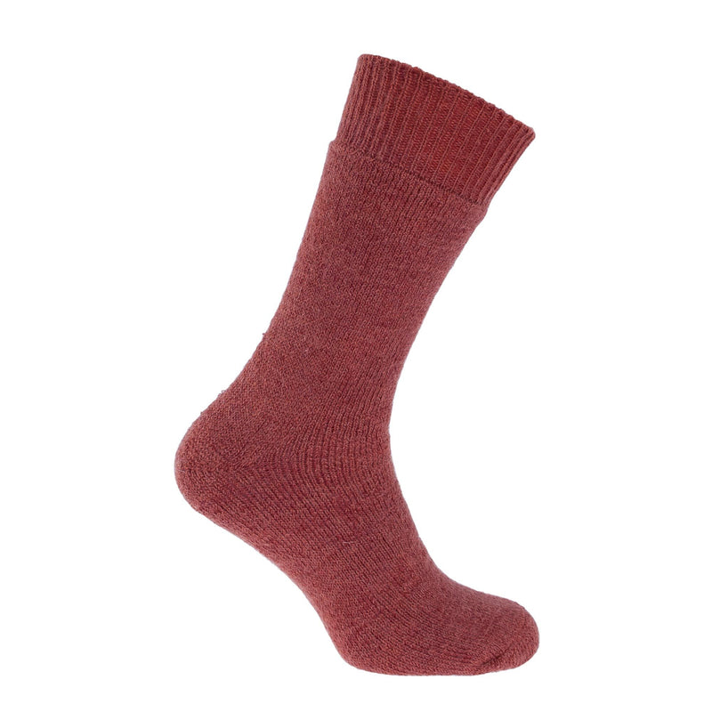 Calf length mohair trekking socks hardwearing & warm 9 colours 3 sizes made in England top-quality fully double terry looped