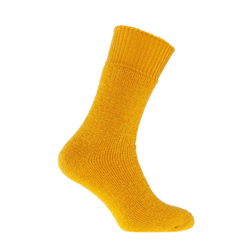 Calf length mohair trekking socks hardwearing warm & thick 9 colours 3 sizes made in England top-quality By The Wool Company