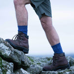 Calf length mohair trekking socks hardwearing & warm 9 colours 3 sizes made in England top-quality fully double terry looped