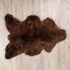 British undyed natural chocolate brown sheepskin generous sizing and thick soft longwool fleece, From The Wool Company