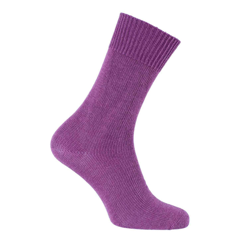 Classic design alpaca-blend socks available in 5 colours small medium & large sizes unisex socks made in England top-quality 