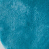 Soft, luxurious sheepskin throw in bright turquoise blue would look fabulous in any interior shorn fleece, dense & supportive