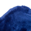 Soft & luxurious sheepskin throw in a rich cobalt blue would look fabulous in any interior. Shorn fleece, dense & supportive