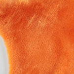 Soft, luxurious sheepskin throw in mandarin orange would look fabulous in any interior shorn fleece, dense & supportive