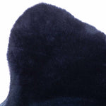 Soft & luxurious sheepskin throw in a rich dark blue would look fabulous in any interior. Shorn fleece, dense & supportive