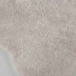 Soft & luxurious sheepskin throw in pale pearl grey would look fabulous in any interior. Shorn fleece, dense & supportive