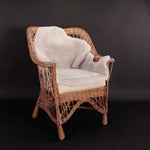 Soft & luxurious shorn fleece sheepskin throw in pale pearl grey would look fabulous in any interior By The Wool Company