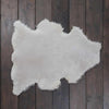 Soft & luxurious sheepskin throw in pale pearl grey would look fabulous in any interior. Shorn fleece, dense & supportive