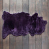 Soft & luxurious sheepskin throw in a rich deep purple would look fabulous in any interior. Shorn fleece, dense & supportive