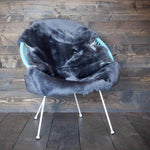 Soft, luxurious sheepskin throw in dark silver grey tones would look fab in any interior shorn fleece dense and supportive