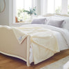 British-made Merino wool blankets medium weight warm whip stitch border edging available in 3 colours and all UK sizes