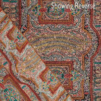 Ganderbal Hand Embroidered Pashmina Mandala -  - CLOTHING  from The Wool Company