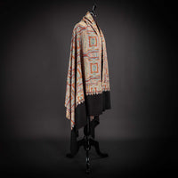 Ganderbal Hand Embroidered Pashmina Mandala -  - CLOTHING  from The Wool Company