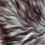 Icelandic double sheepskin natural marbled grey Silky soft, created from two skins sewn together luxurious flowing fleece