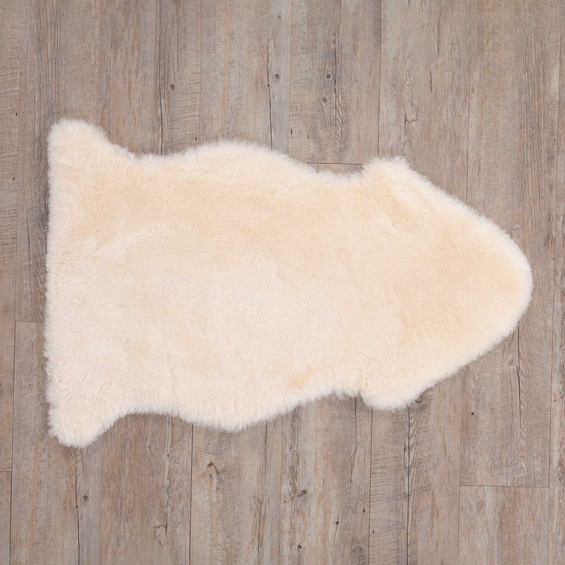Ivory baby sheepskin super-soft undyed shorn sheepskin supportive and dense perfect for your baby From The Wool Company