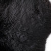 Super-silky, very glossy, & luxurious, jet black dyed sheepskin Soft, thick, and luxurious. top quality genuine sheepskin