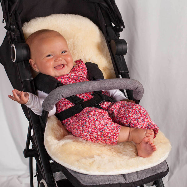 Large Sheepskin Pram Liner Universal The Wool Company