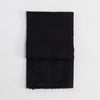 Fine wool and silk blend shawl in classic black with a soft fringe edge super-soft lightweight & warm top-quality