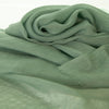 Fine wool & silk blend shawl in a khaki green colourway with a soft fringe edge super-soft lightweight & warm top-quality
