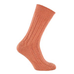 Alpaca bed socks super-soft available in 5 pastel colours 3 sizes 4 - 7 8 - 10 11 - 13  made in England top-quality & comfort