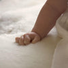 XL luxury natural white Merino sheepskins shorn to 25 mm soft, thick, and supportive - they are magical to touch. 