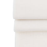 Genuine 100% cashmere pashmina in off-white with tasselled fringe edge super-soft lightweight & warm finest-quality 