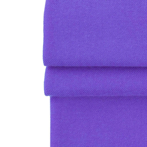 Genuine 100% cashmere pashmina vibrant wild violet purple, tasselled fringe edge super-soft lightweight & warm finest-quality