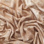 100% cashmere throw super-soft warm & cosy beige golden & cream tones paisley style pattern finest quality luxury throw