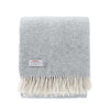 Pure New Wool Fishbone Throw Grey Mist -  - LIVING  from The Wool Company