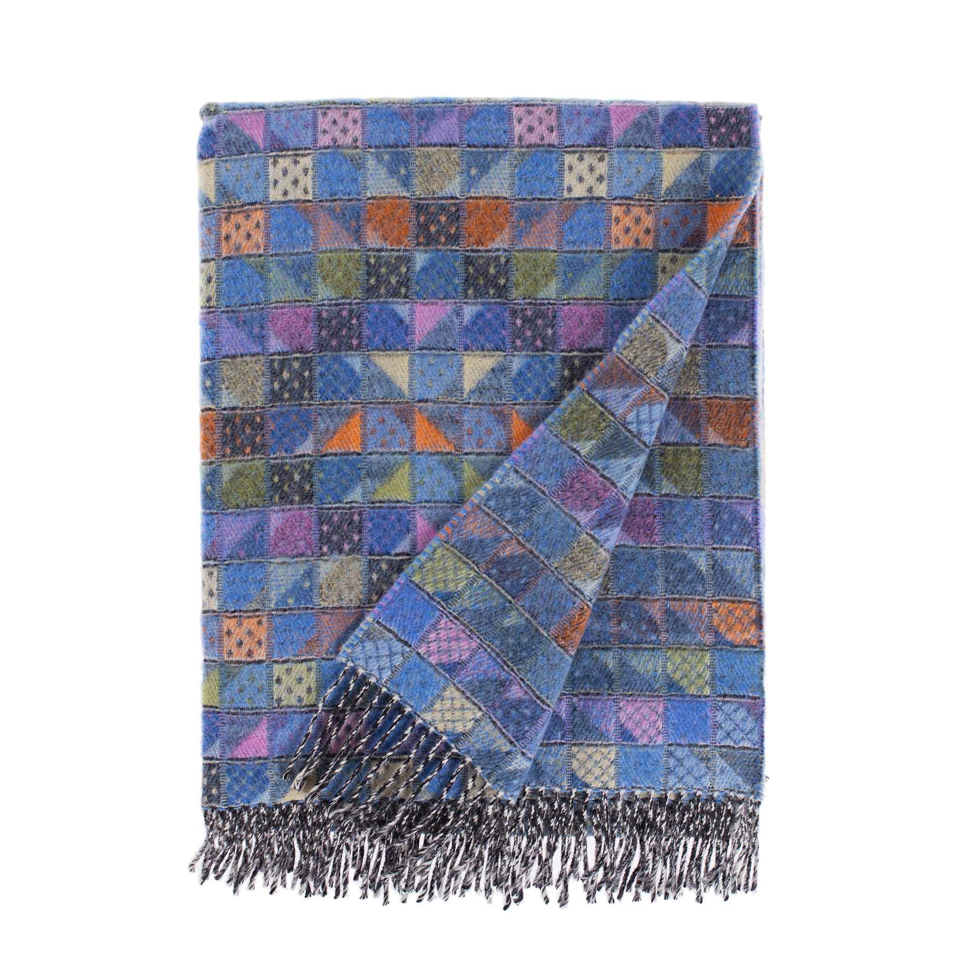 Scilly Isles Merino Wool Throw | Jacquard Weave | The Wool Company